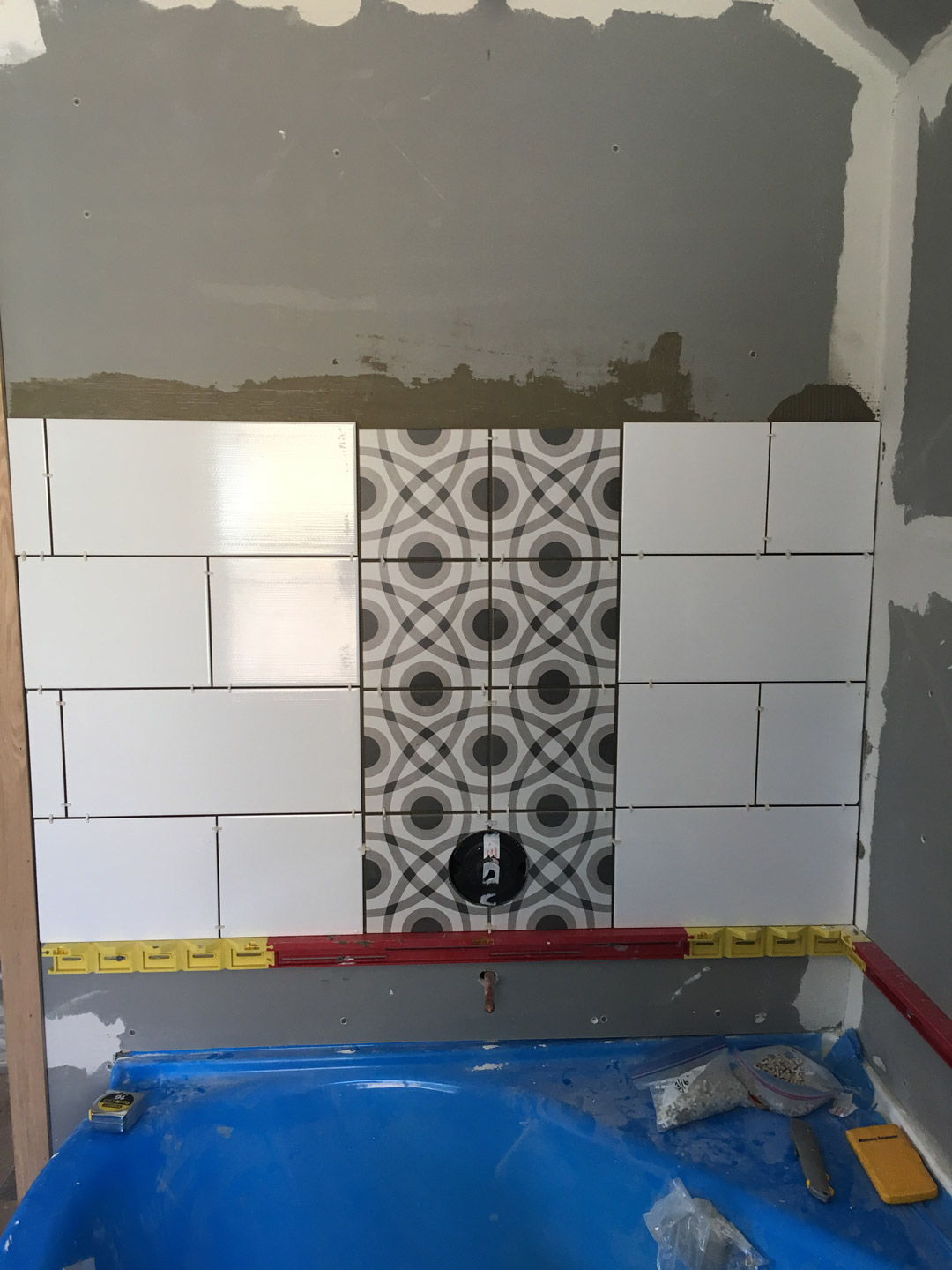 Custom Tile in Master Bath