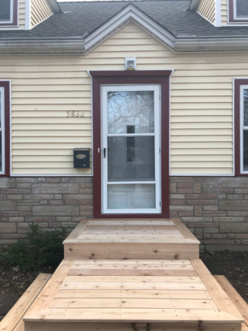 Custom Front Stoop and Curb Appeal
