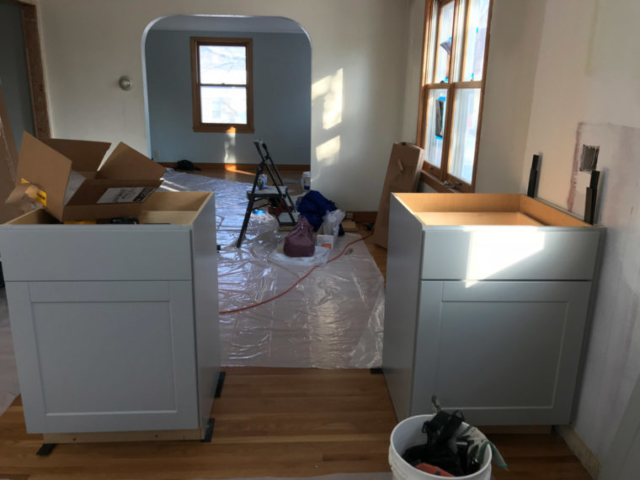 Kitchen Open to the Dining Room