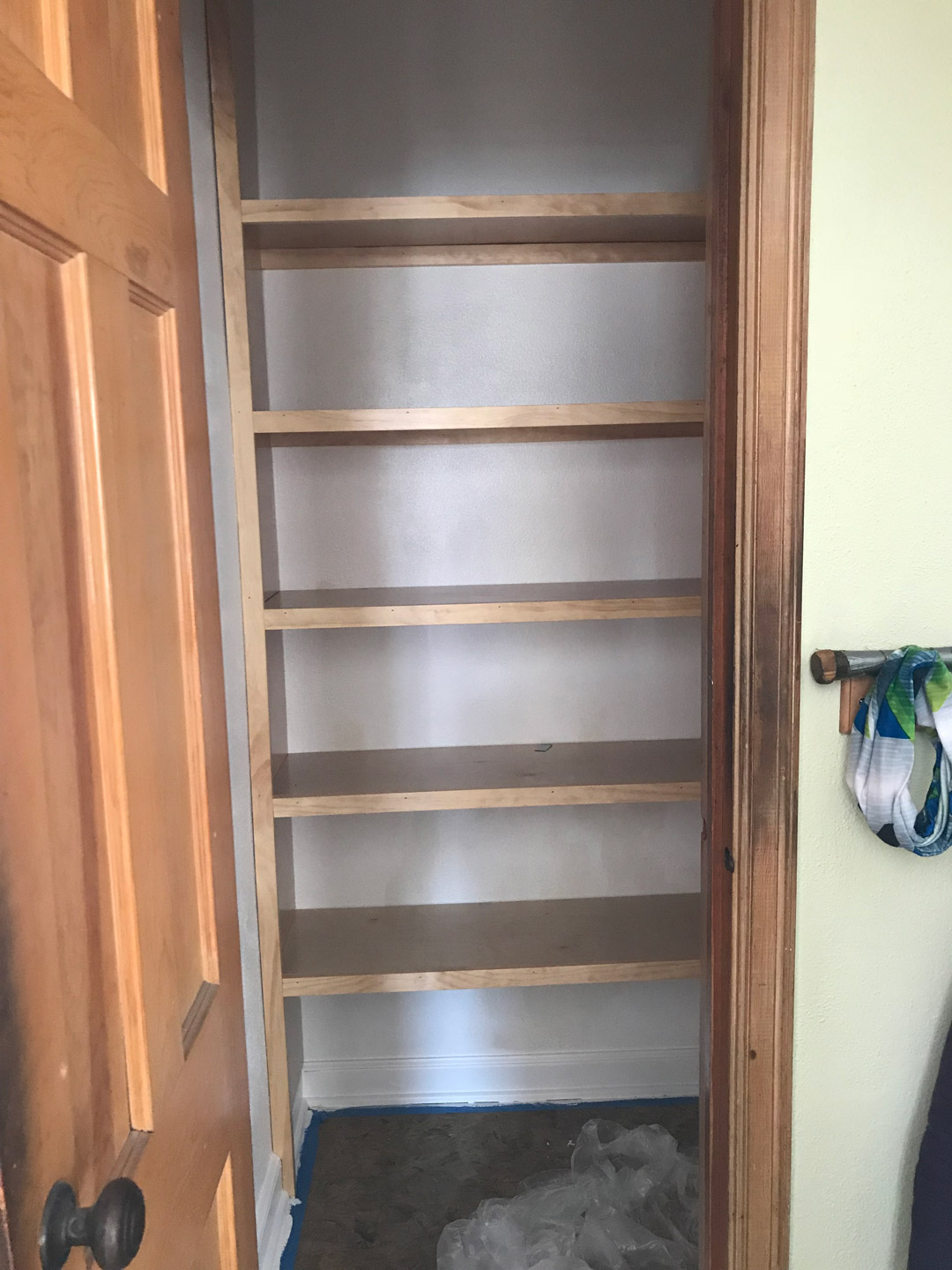 Pantry Shelves Built