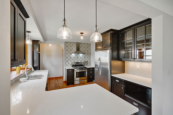 6628 Oliver Ave So Richfield MN Staging Black Kitchen After Skye McLoughlin