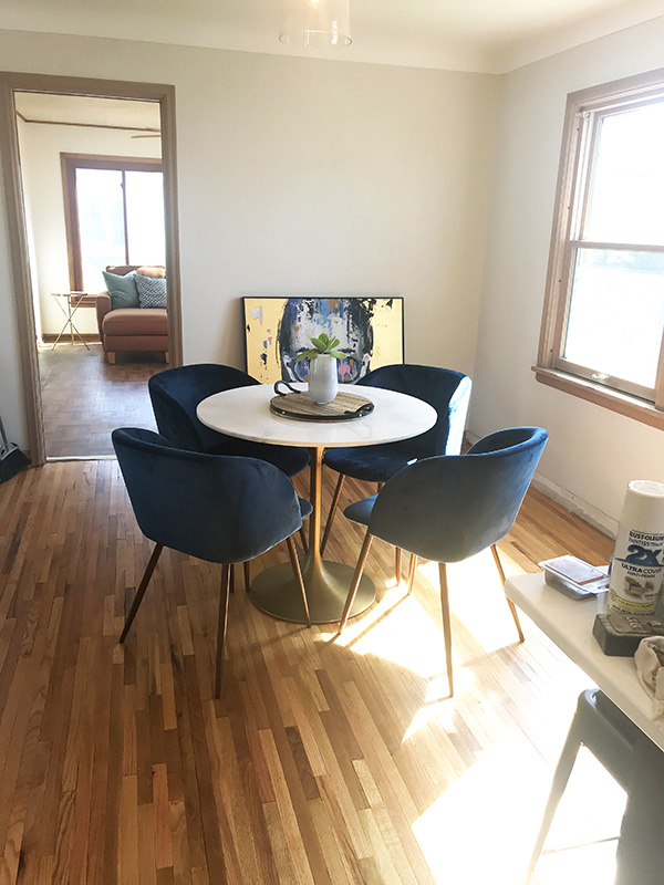 6628 Oliver Ave So Richfield MN Staging Diningroom Before Skye McLoughlin