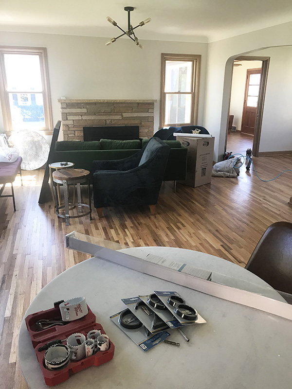 6628 Oliver Ave So Richfield MN Staging Livingroom Before Skye McLoughlin